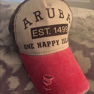 Aruba one happy island hat